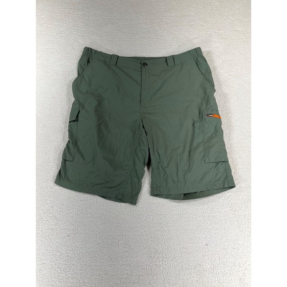Columbia Omni Shade Men's 42 Green Sun Protection Shorts‎ - Picture 1 of 9